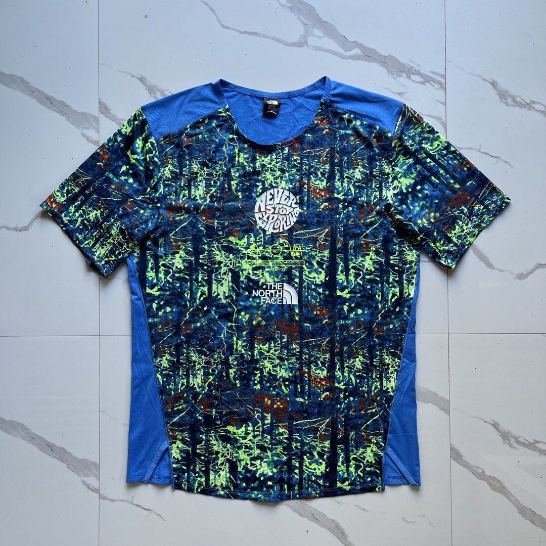 The North Face (Category: Activewear) located in Lucena. Submitted by RAGGGGSSSS (Listing ID 1468633097, Image 1). Description: The North Face Lost Coast Trail Shirt Small on Tag (Fit Medium to Large) 28x20 Excellent Condition No Major issue Need minor wipe on back print 900.