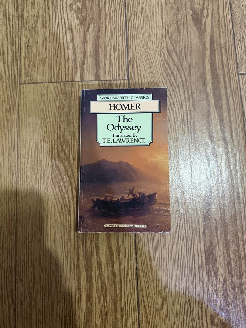 The Odyssey by Homer (MMPB) (Category: Storybooks) located in Guiguinto. Submitted by _booktalksph (Listing ID 1468648151, Image 1). Description: Condition: 🔖 No foxing 🔖 Tanned pages 🔖 Missing front blank page 💌 Feel free to DM for inquires ~~ 💌 Location: Bulacan 💌 MOP: Bank Transfer or Gcash 💌 MOD: Direct JNT // 📬Starts at 54 for MMPB books // 📬Starts at 74 for TP/HB books.