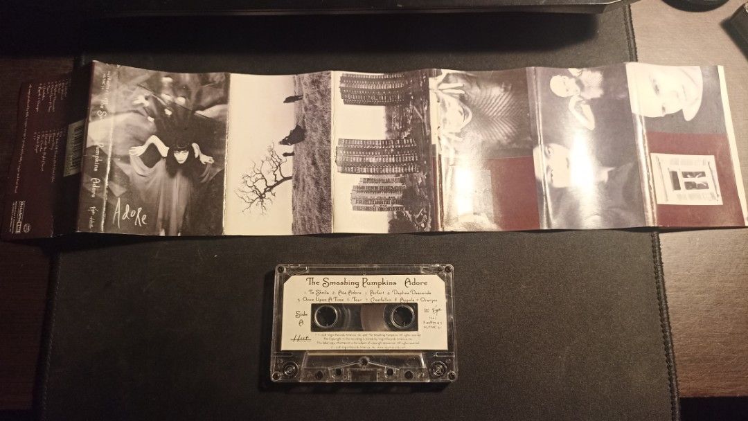 The Smashing Pumpkins - 'Adore' Cassette Tape (Category: CDs & DVDs) located in Las Pinas. Submitted by kanzakiro (Listing ID 1468656359, Image 2). Description: Condition: - Inlay: EX | Tape: VG++ - No molds - Fully tested and play well on both sides - Cases are not graded and may have cracks, scratches, or signs of aging No to COD / COP No reservation and first to pay basis. Loc: Las Piñas City, Metro Manila MOD: Grab / Lalamove / LBC and J&T MO