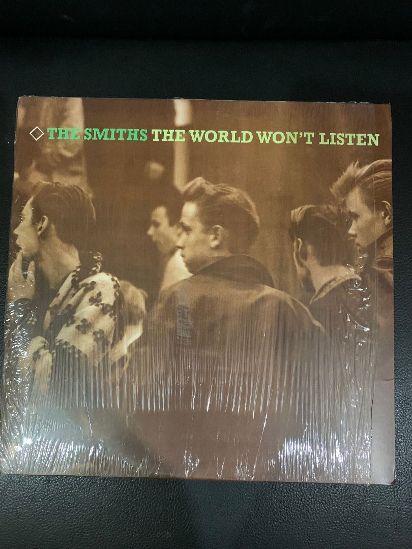 The Smiths - The World Won't Listen (Category: Vinyls) located in Paranaque City. Submitted by bulldogdad (Listing ID 1468500094, Image 1). Description: - This 2LP is the 2nd in a series of compilation albums by The Smiths. - Contains their hits such as "There Is A Light That Never Goes Out", "The Boy With The Thorn In His Side", "Panic", and "Ask", among others. - Rough Trade UK, released in 1987. - Cover is still in its shrink wrap; it was only