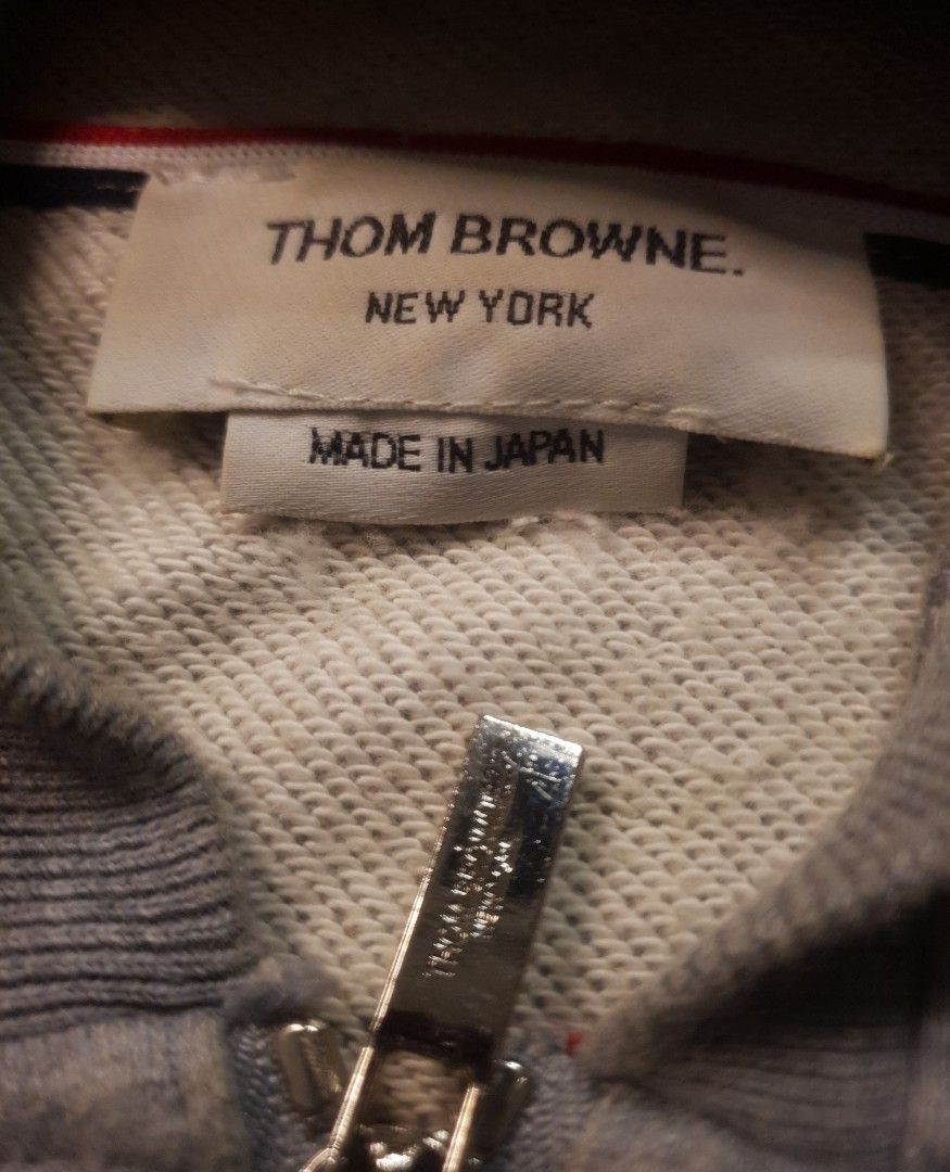 Thom browne AOP Hoodie (Category: Coats, Jackets and Outerwear) located in San Fernando. Submitted by retro.district. (Listing ID 1468709624, Image 3). Description: - Thom Browne AOP hoodie - Size: Small (20x23) - Condition: Excellent - No issue.