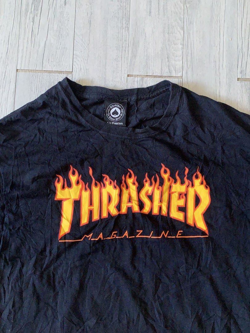 Thrasher Magazine Shirt (Category: Activewear) located in Manila. Submitted by true_dailylifestyle (Listing ID 1468546502, Image 3). Description: Like new condition Dimes: 22x29 9 or up/10 CR DM 📥.