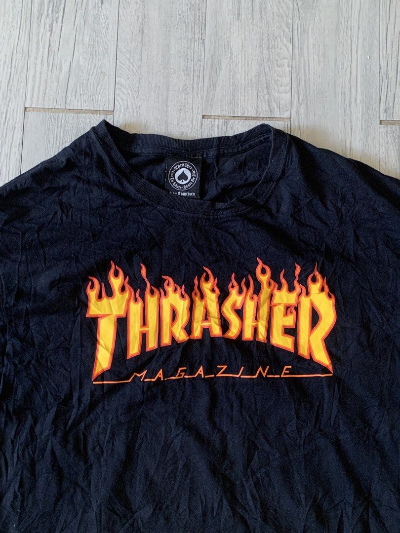 Thrasher Magazine Shirt (Category: Activewear) located in Manila. Submitted by true_dailylifestyle (Listing ID 1468546502, Image 2). Description: Like new condition Dimes: 22x29 9 or up/10 CR DM 📥.