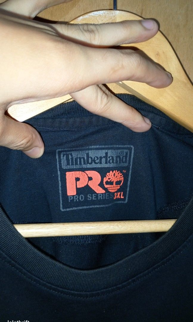 Timberland pro Tee (Category: Tshirts & Polo Shirts ) located in Batangas. Submitted by lelethrift.com (Listing ID 1468686059, Image 2). Description: Timberland pro tee Size: Large to XL 9/10 color rate very good condition No issue, no pinholes Ready to wear, napa laundry na.