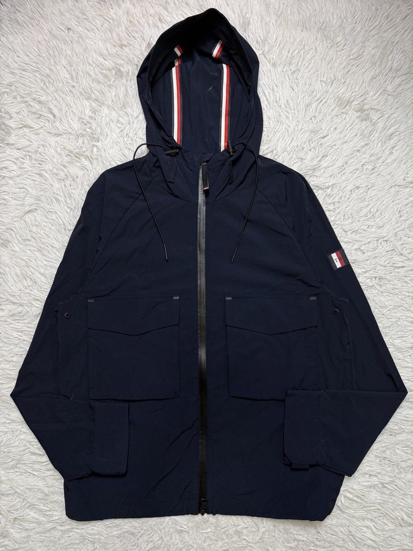 Tommy hilfiger (Category: Coats, Jackets and Outerwear) located in Baguio. Submitted by sellingtonshop (Listing ID 1468526292, Image 1). Description: t17. Tommy Hilfiger rain jacket *wind and water proof Size: S on tag fits M Dimes: 29*22 Condition: excellent Issue: washable dirt fresh from box 📦 Mine: 1280 Steal: 1480 Grab: 1680.