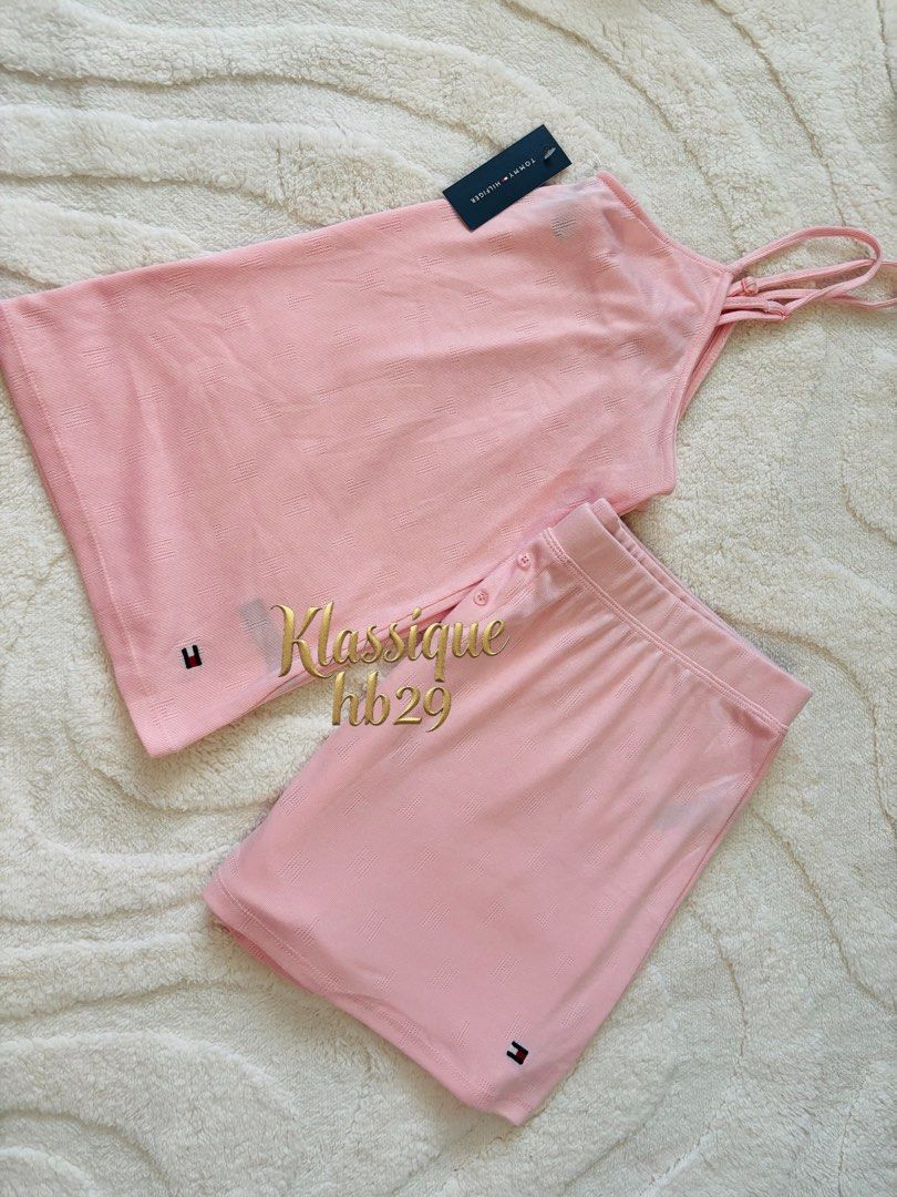 Tommy Hilfiger (Category: Undergarments & Loungewear) located in Lipa City. Submitted by klassique_handbags (Listing ID 1468576725, Image 1). Description: ✅Available✅ ❤️Tommy Hifiger❤️ 2-Piece Pointelle Cami & Boxer Pajama Set in Pink (M) size soft & stretch 💯original🇱🇷 sf not included courier Lbc📦 1,400) php Disclaimer: All trademarks, logos, and brand names mentioned or used in our products/services are the property of their respective owne