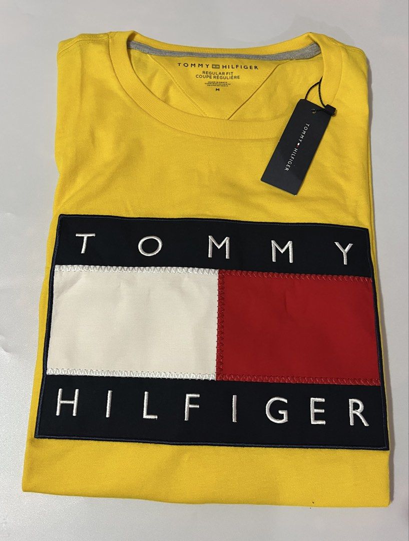 Tommy Hilfiger Tshirt (Category: Tshirts & Polo Shirts ) located in Santa Rosa. Submitted by ninaparis (Listing ID 1468608990, Image 3). Description: Original Tommy Hilfiger Big Flag Logo T-shirt in Marygold size Medium.