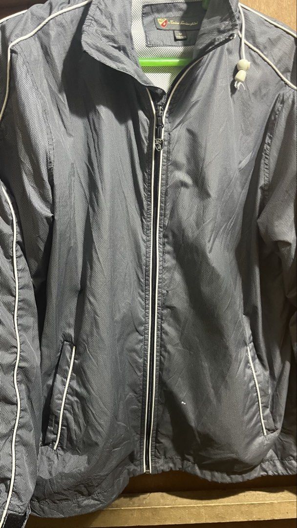 Tonino Lamborghini Full-Zip Lightweight Track Jacket - Dark Grey (M) (Category: Coats, Jackets and Outerwear) located in Taguig. Submitted by aperturestudios.co (Listing ID 1468613331, Image 2). Description: M on tag but can fit to L Color may vary due to lighting Excellent Condition Color Rate: 10/10 No Issue ₱699 + sf.