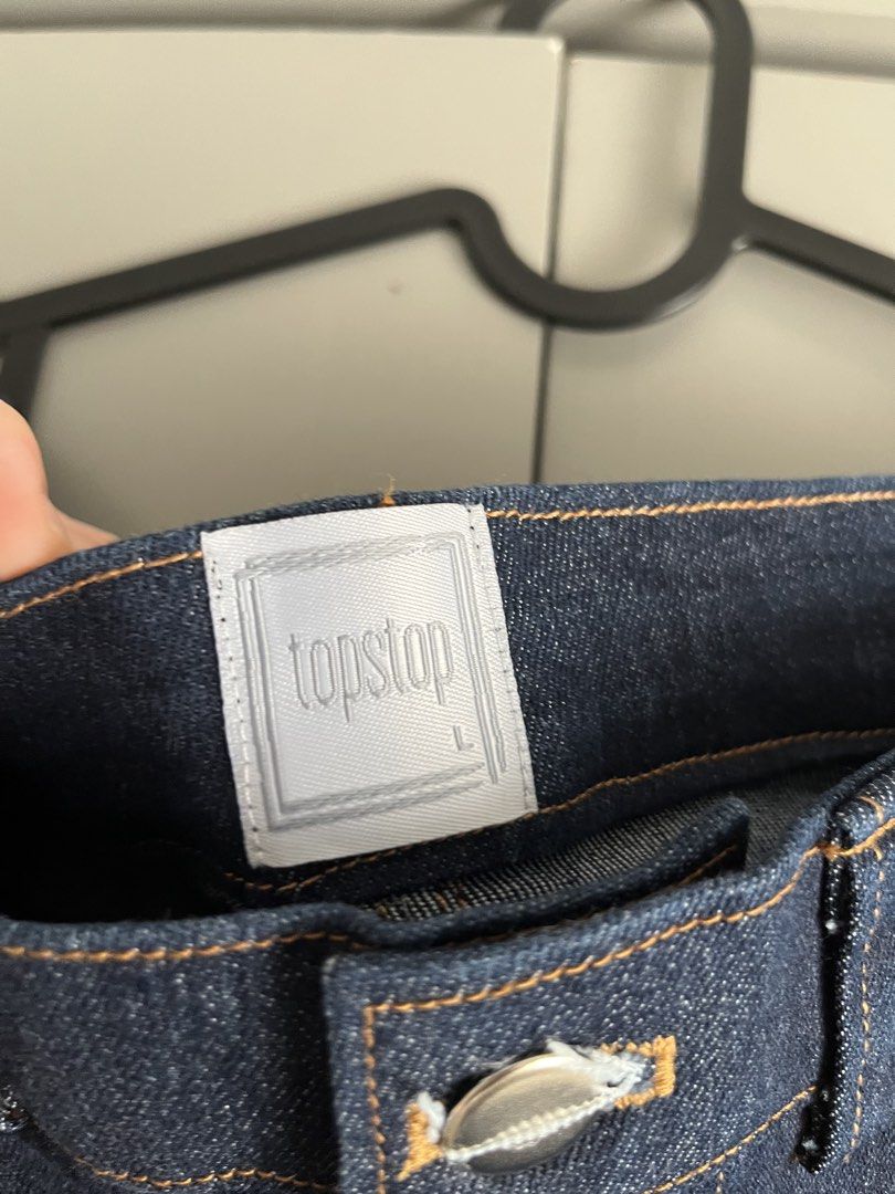 topstop cuffed jeans (Category: Jeans) located in Quezon City. Submitted by evyandsierra (Listing ID 1468500445, Image 3). Description: huhu really wish this fits me. :( laid flat is 30inches, not stretch.