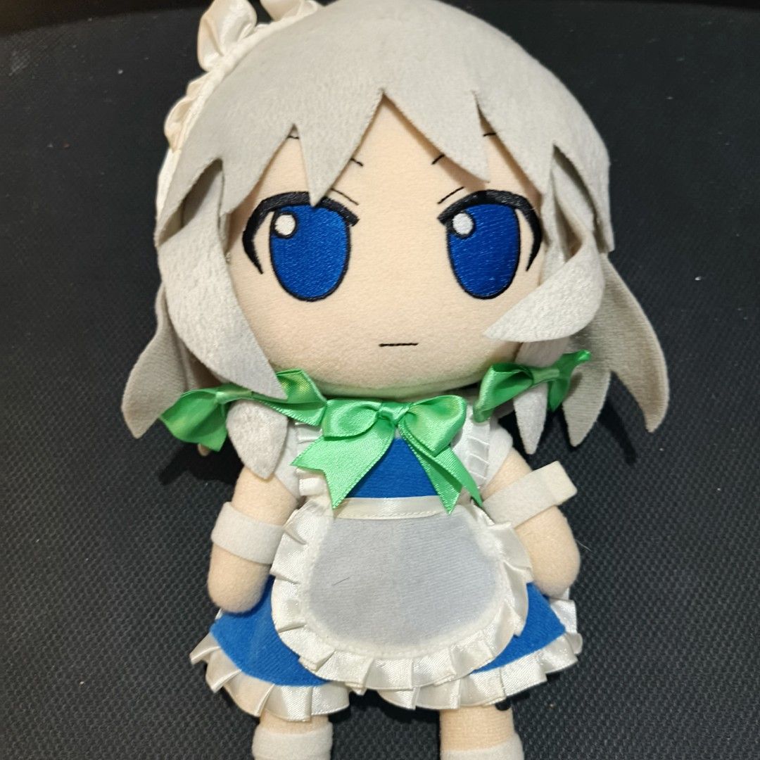 Touhou Sakuya Nendoroid Plush (Category: Plushies & Soft Toys) located in Muntinlupa City. Submitted by decluttering.collectibles (Listing ID 1468516653, Image 1). Description: goodsmile and gift collab poseable joints.