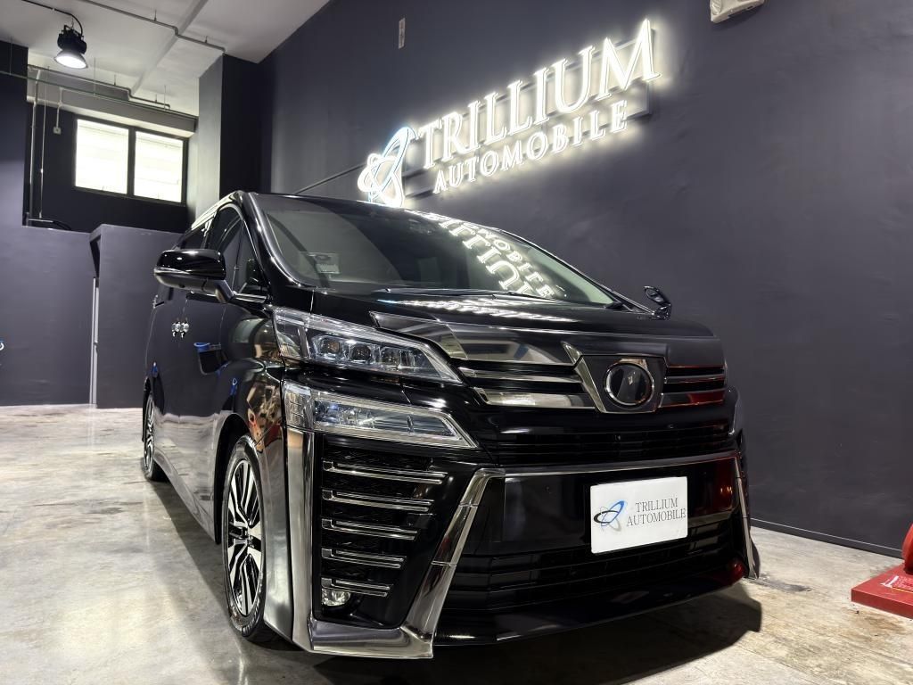 Toyota Vellfire 2.4 Z G-Edition Moonroof (A) (Category: Used Cars) located in Singapore. Submitted by trillium.auto (Listing ID 1468557929, Image 1). Description: 🚘 Vehicle Features Reliable and Powerful 2.5L Inline DOHC engine producing 179 BHP, super CVT-I auto, twin Moonroof, Toyota safety sense. 🚘 Accessories Leather seats, sports rims, audio system, LED cornering lamps, executive electric pilot seats, 2 power sliding doors, electric tailga