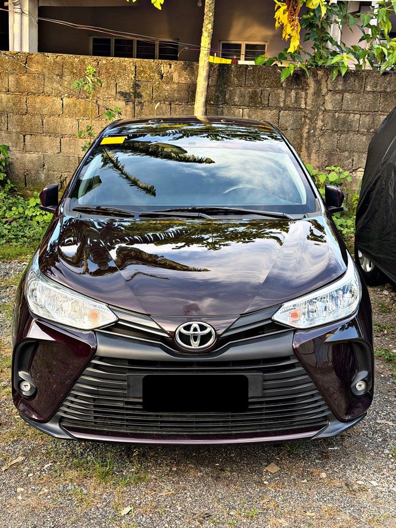 Toyota Vios XLE 1.3 Auto (Category: Used Cars) located in Quezon City. Submitted by spirit.yatoro (Listing ID 1468035286, Image 2). Description: TOYOTA VIOS 2025 XLE BLACKISH RED MICA 💰 ₱510,000 — Slightly Negotiable Upon Viewing ✅Second owner — purchased directly from the first owner ✅ Pristine condition ✅ 22,000 km mileage only ✅ Not flooded ✅ No history of accident ✅ Bring your own trusted mechanic for inspection ✅ Complete Papers & Ready for