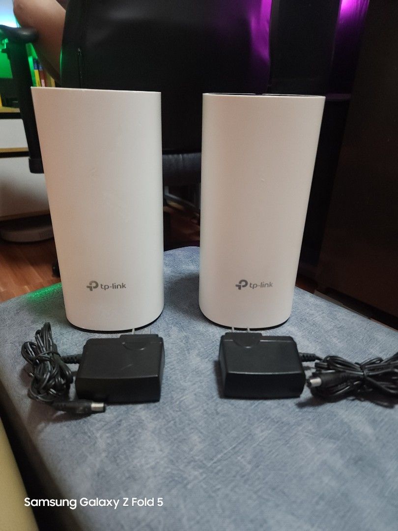 Tp Link Whole Home Mesh Wifi System (Category: Networking) located in Manila. Submitted by chrizbrown (Listing ID 1468579228, Image 1). Description: TP Link AC1200 Whole Home Mesh Wifi System. Deco M4R ● 100% No Issue ● with Power Adapter ● 1200 each Lalamove nyo nalang kung malayo kayo, willing to VideoCall para mapakita sa inyo bago nyo i-book. own Rider at Booking nyo para safe kayo. Tondo Location ko. I Do Also have different Network Provider