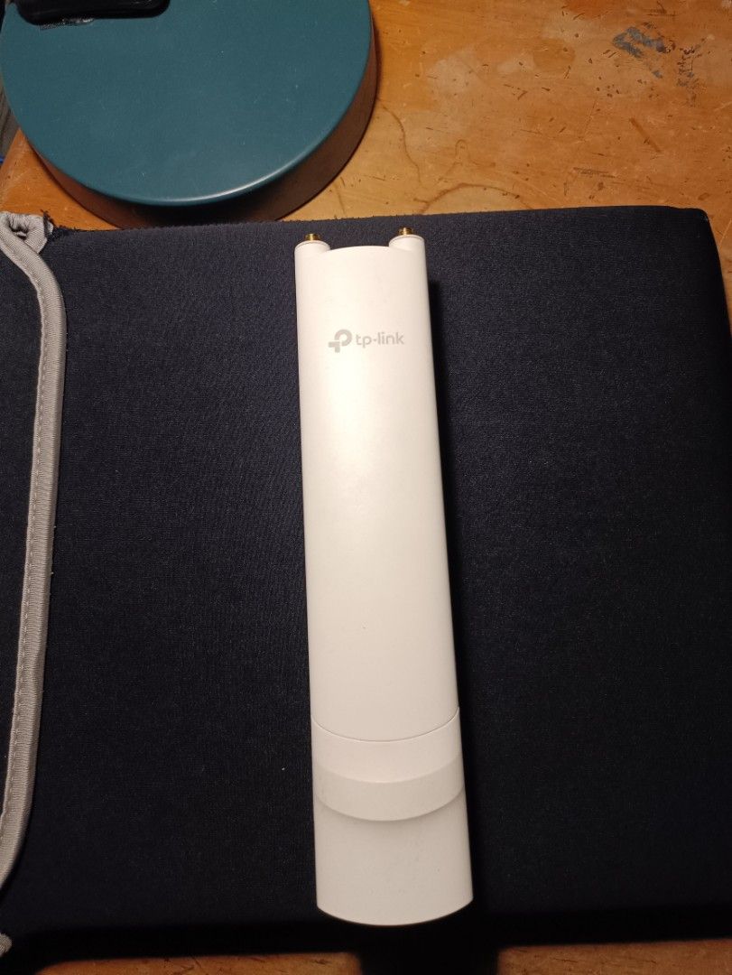 TP-Link EAP225-Outdoor (Category: Networking) located in Caloocan City. Submitted by sellstuffifound (Listing ID 1468670638, Image 2). Description: -TP-Link EAP225-Outdoor wireless access point unit - Condition: Lightly used, visible scratches, vandal on the power cord Includes: -POE injector(with mounting bracket) -Power cable(vandalized) -The router(without mounting bracket) -Antenas no box included, tested, just unit set itself. DM me for more