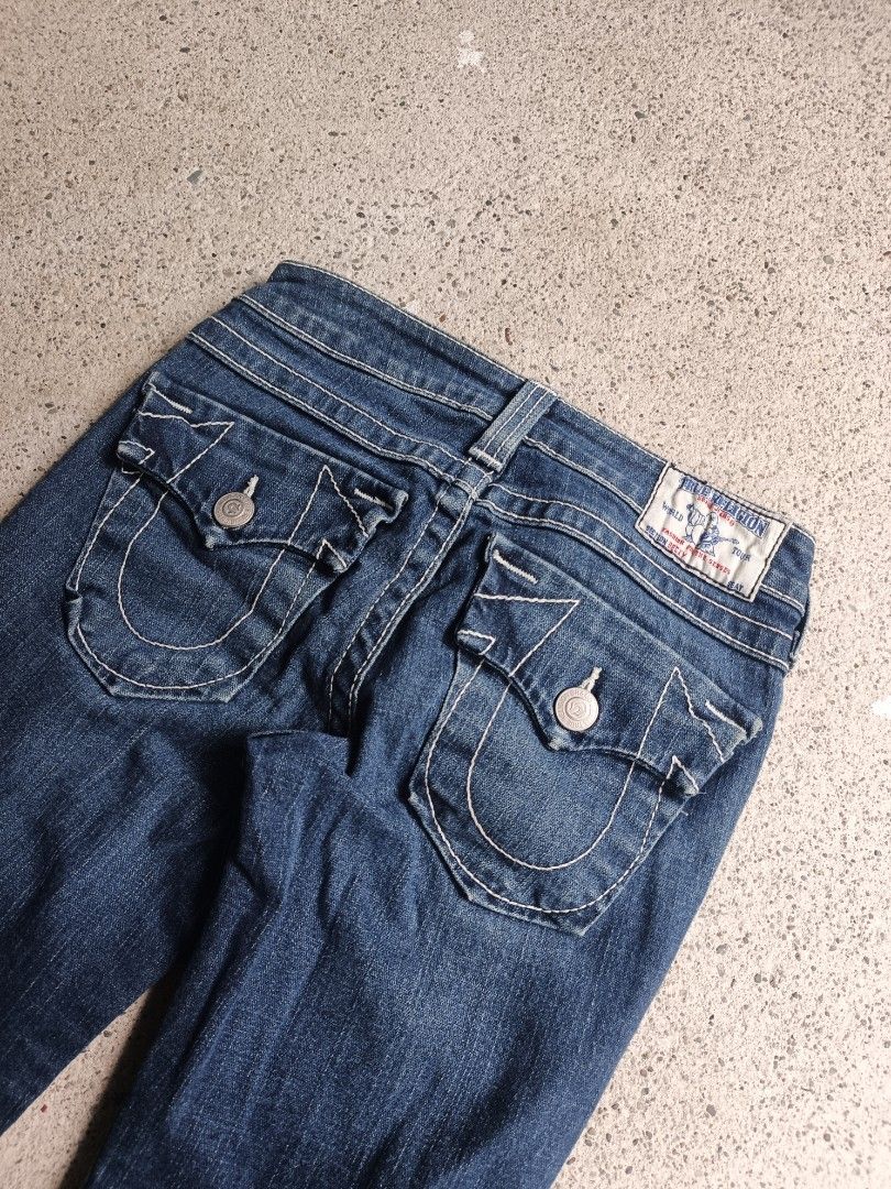 True Religion (Category: Jeans) located in Cabanatuan. Submitted by j_thrift. (Listing ID 1468509470, Image 3). Description: Size on tag 25 W 27-29 ON MEASUREMENT L36.
