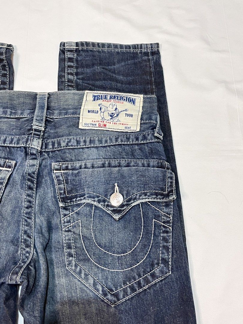 True Religion slim pants (Category: Jeans) located in Santa Rosa. Submitted by spanishlattelxver (Listing ID 1468619154, Image 3). Description: ⋆ 𝒷𝓇𝒶𝓃𝒹 : true religion ⋆ 𝓈𝒾𝓏𝑒 : 31-32 ⋆ 𝒻𝓁𝒶𝓌𝓈 : heel drag 𓏲ּ𝄢 𝒹𝑒𝓉𝒶𝒾𝓁𝓈 : auth tr ⋆˚꩜｡ 𝒎𝒊𝒏𝒆 : ₱750.