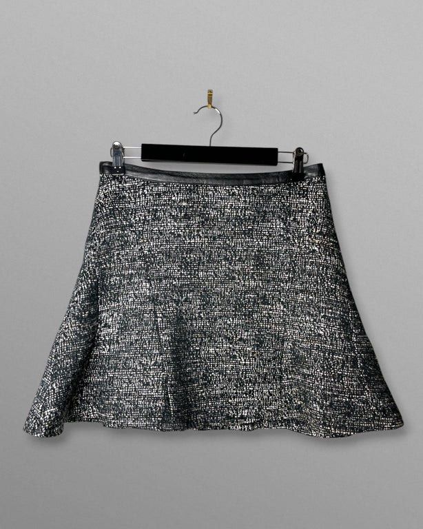 Tweed Skirt (Category: Skirts) located in Manila. Submitted by love.lyxph (Listing ID 1468613693, Image 1). Description: H&M black and white short flared tweed skirt.