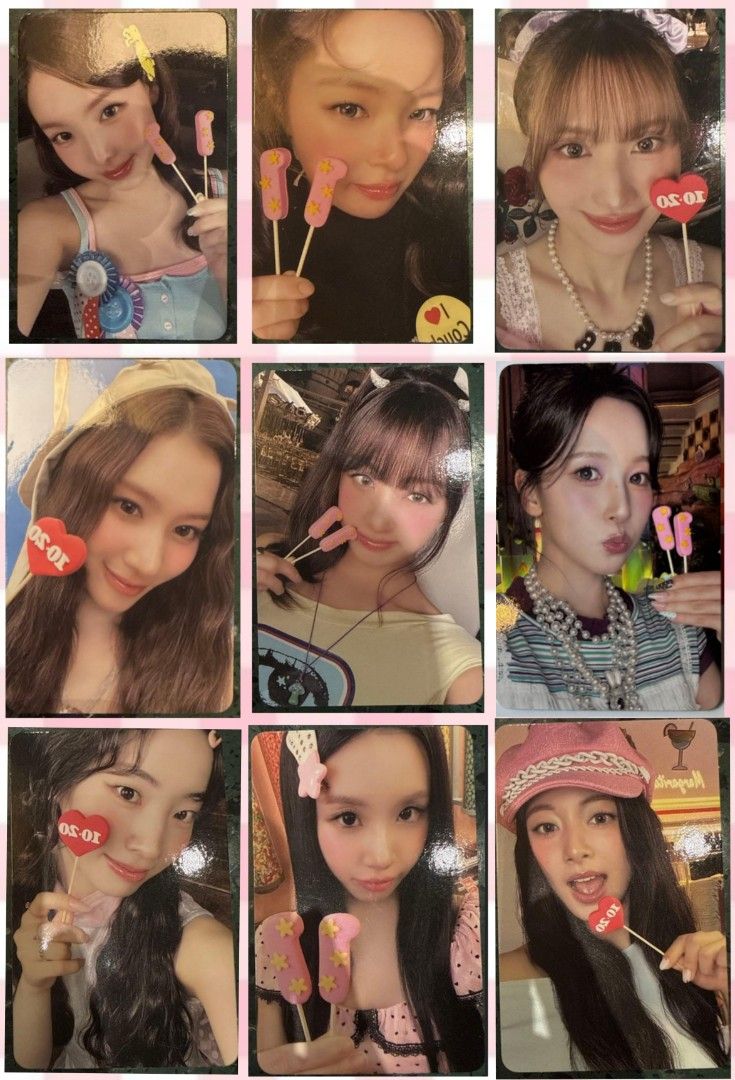 TWICE 11th Anniversary Windbreaker Official Photocards (Category: K-Wave Merchandise) located in Guinobatan. Submitted by kmochipop8 (Listing ID 1468633016, Image 1). Description: - Official Photocards from 11th Anniversary Windbreaker - Php 400.00 each - Soon to be on Hand - DOP: November 15, 2026 Feel free to chat if interested. Thank you..