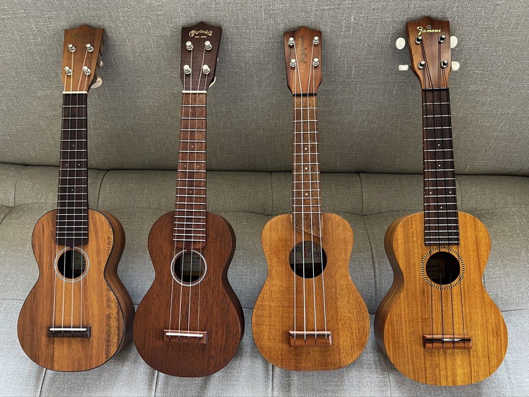 Ukulele (Kamaka, Martin, Famous) (Category: Musical Instruments) located in Dagupan City. Submitted by rick.cas (Listing ID 1468558436, Image 2). Description: Currently selling these ukes: • Martin OXK Soprano Ukulele - ₱15k • Martin S1 Soprano Ukulele (Solid Wood) - ₱20k • Kamaka HF-1 1970’s Soprano - ₱15k • Famous FS-8 Soprano Ukulele - ₱8k Regarding their cases: • Martin OXK (original gigbag) • Martin S1 (original gigbag + hardcase) • Kamaka H