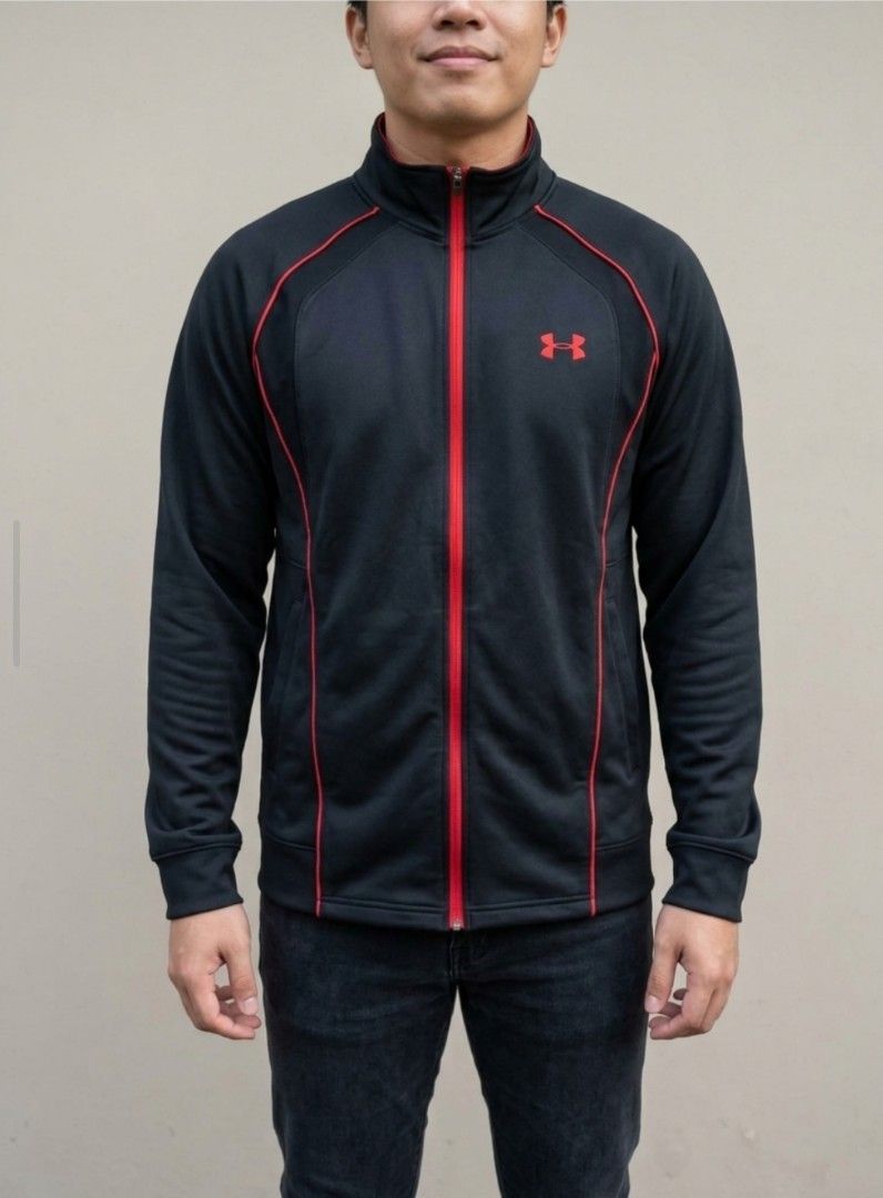 Under Armour Full Zip Jacket (Category: Coats, Jackets and Outerwear) located in Bago City. Submitted by classic_picked_up (Listing ID 1468610263, Image 1). Description: like new issue: small runs lang 21 by 27 9.8/10 color rate.