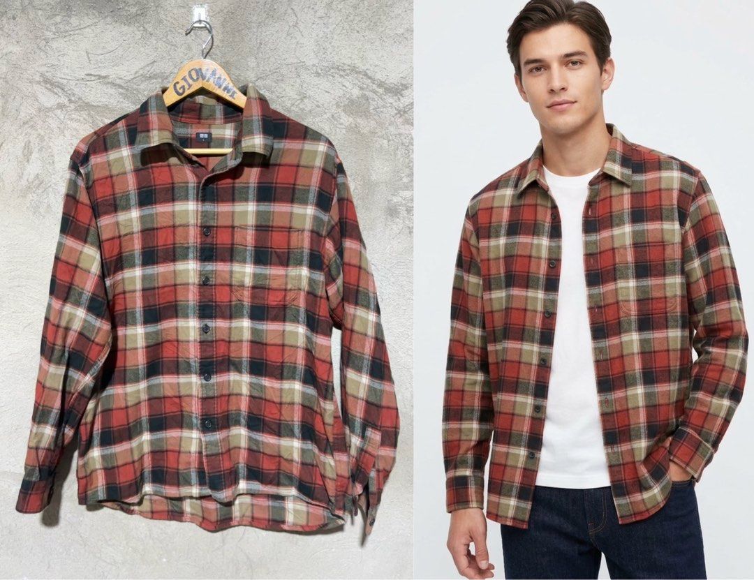 Uniqlo Checked Long Sleeve Shirt (Category: Tshirts & Polo Shirts ) located in Ozamiz City. Submitted by quick_done_deals (Listing ID 1468573871, Image 1). Description: 🛒 ** Uniqlo Checked Long Sleeve Shirt ** 💯 Excellent Condition 📐 Dimes: L28xW23.5 🔍 Issue: None 🎨 Color Rate: 9.5 / 10.