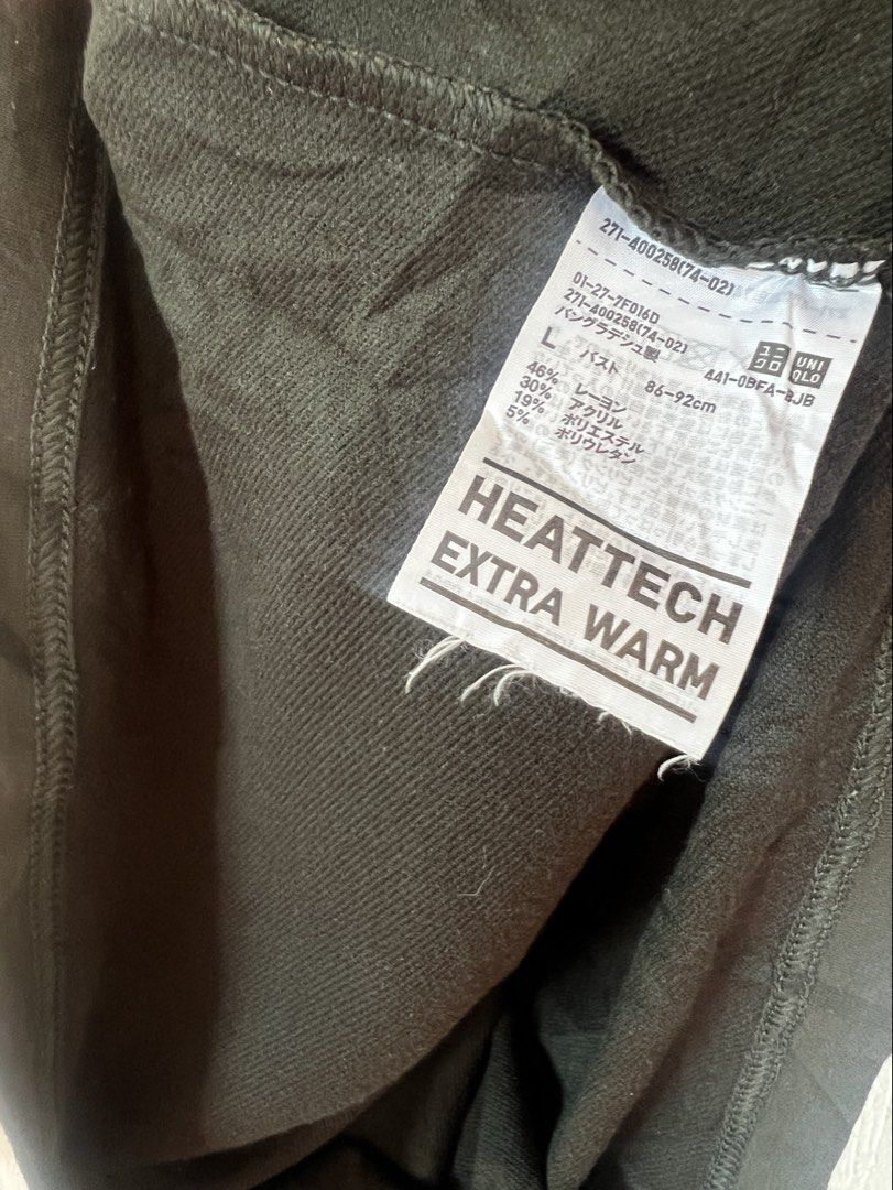 Uniqlo Extra Warm Heattech Womens (Category: Others Tops) located in Amadeo. Submitted by mavmadel (Listing ID 1468507343, Image 3). Description: -large women -condition 9.5/10 -color rate 10/10.
