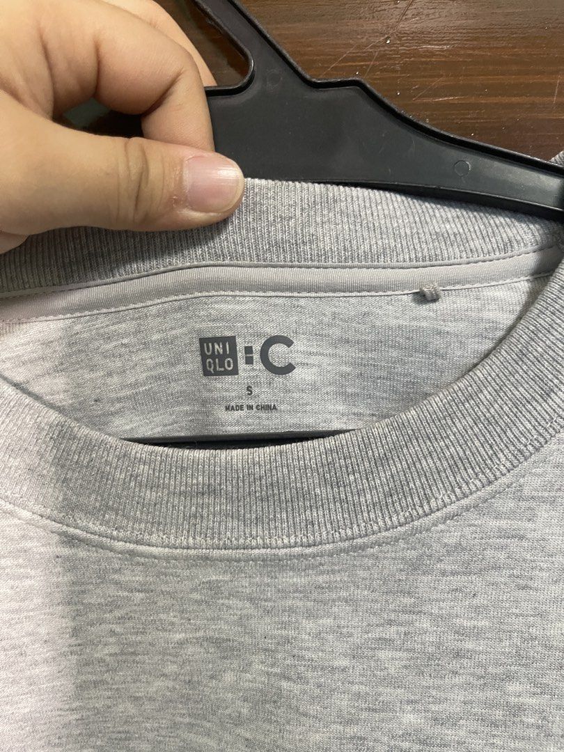 Uniqlo as pack (Category: Coats, Jackets and Outerwear) located in Manila. Submitted by gianmatthews1 (Listing ID 1468543313, Image 3). Description: Selling as pack, still negotiable 1. Sweater - small - no stain 2. Checkered blue long sleeves - small - with brown stain sa neck not visible naman pag suot .