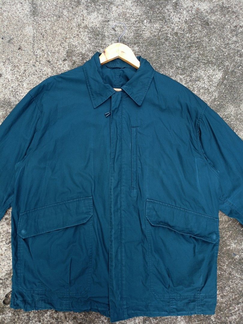 Uniqlo U Dark Teal Utility Jacket Size M (Category: Coats, Jackets and Outerwear) located in General Santos City (Dadiangas). Submitted by jay-fits (Listing ID 1468611285, Image 2). Description: UNIQLO U Oversized Utility Jacket UNIQLO U Oversized Utility Jacket Medium on tag 26x29 Dark Teal Color Rate 9/10 🔥 Excellent Condition, No Issue Location Davao City Mine 390+Sf .