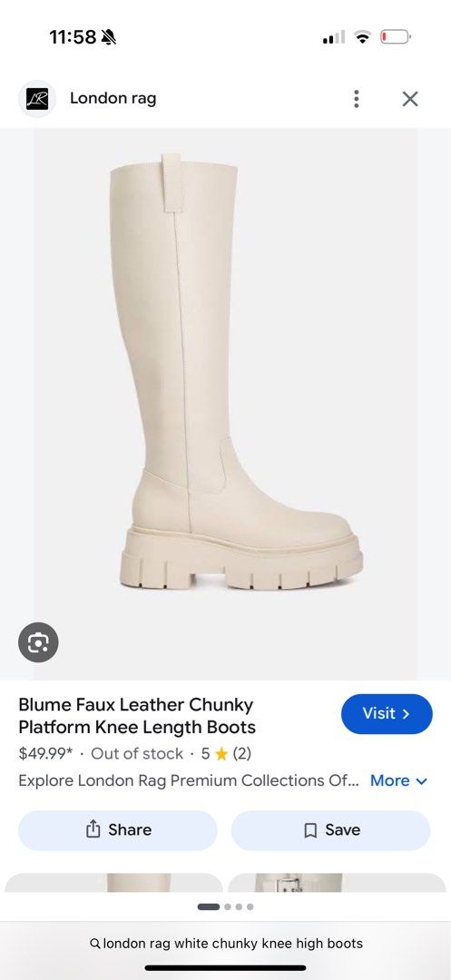 UNUSED Boots (Category: Boots) located in Manila. Submitted by mira_03 (Listing ID 1468528597, Image 1). Description: Bought for almost 5k Sold out online RFS: Wrong size Unused po.