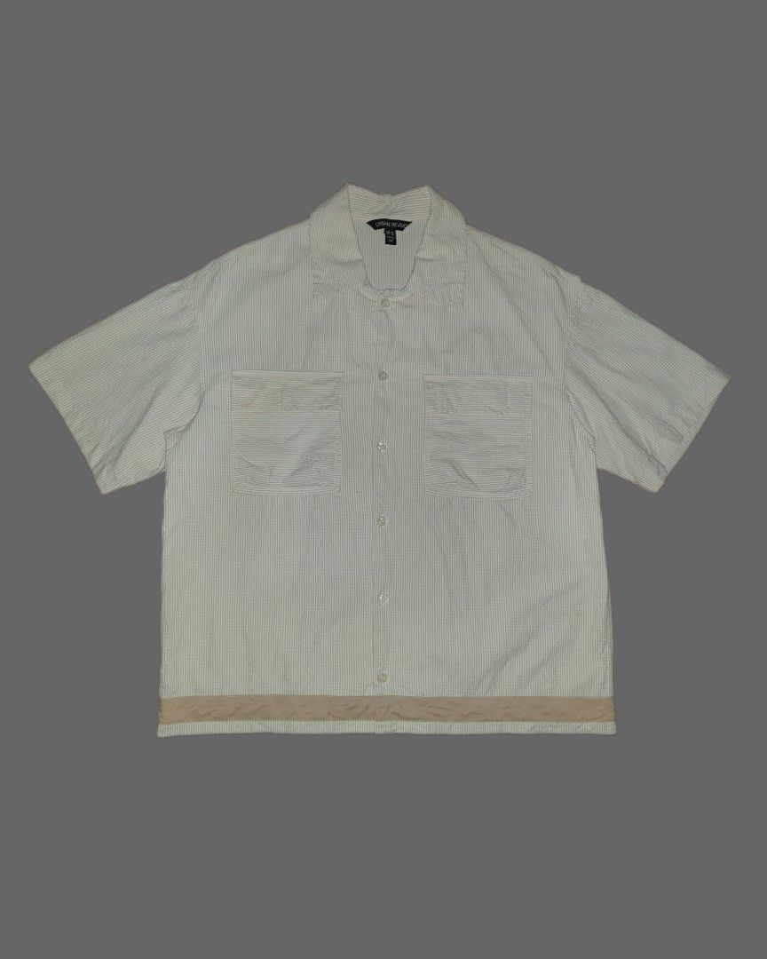 Urban Revivo Button Down Polo (Category: Formal Shirts) located in Bani. Submitted by thriftmaggots.ph (Listing ID 1468600309, Image 1). Description: Urban Revivo Button Down Polo Claim for 600php + Shipping fee Large 22/28 No issue 9/10 Condition & Color Payment first via gcash/maribank Pass to cod/cop Location Pangasinan, luzon.