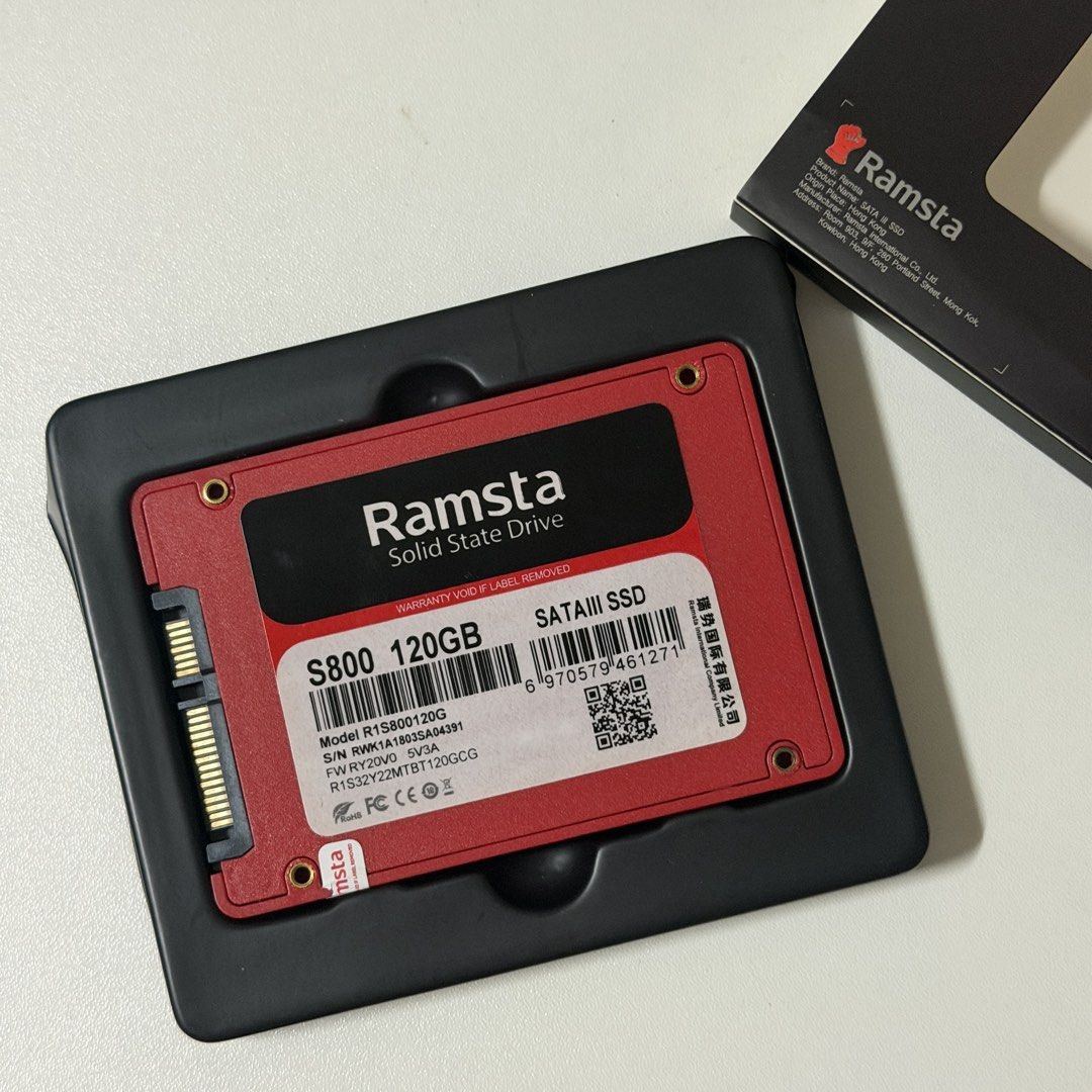 Used | Ramsta SSD Sata 120GB (Category: Computer Parts) located in Valenzuela. Submitted by yrl_apparels (Listing ID 1468706483, Image 1). Description: Used Issue: untested Rfs: nakatambak lang .
