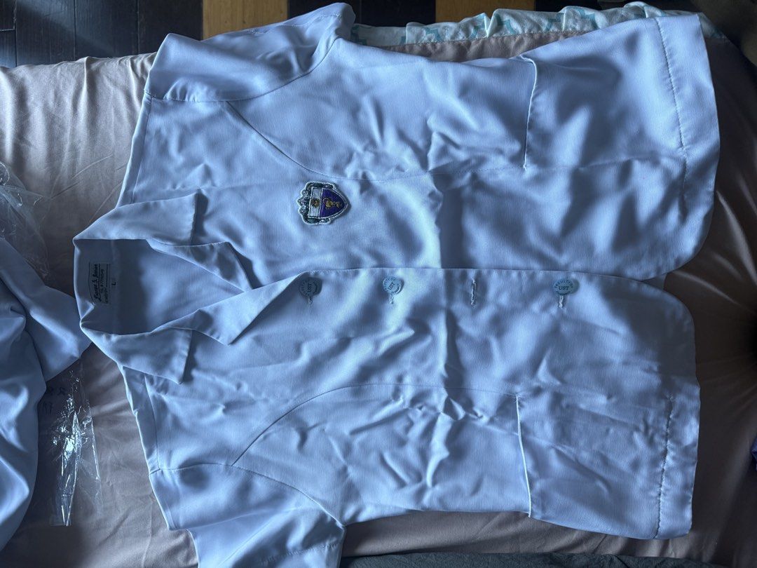 UST FACULTY OF PHARMACY TYPE A UNIFORM (Category: Sets or Coordinates) located in Manila. Submitted by hannahleighh (Listing ID 1468659876, Image 3). Description: UST FOP TYPE A UNIFORM (FEMALE) - 2 Sets - Well used - pristine condition (9/10) - for MEDTECH, PHARMA (1st & 2nd Year), Biochem (1-4Year) RFS: 4th year pharma student 💵MOP: GCASH, MARIBANK 🚛SHIPPING: • MONDAY - THURSDAY (Same Day Delivery) • FRIDAY - SATURDAY (Can do meetup: UST AREA