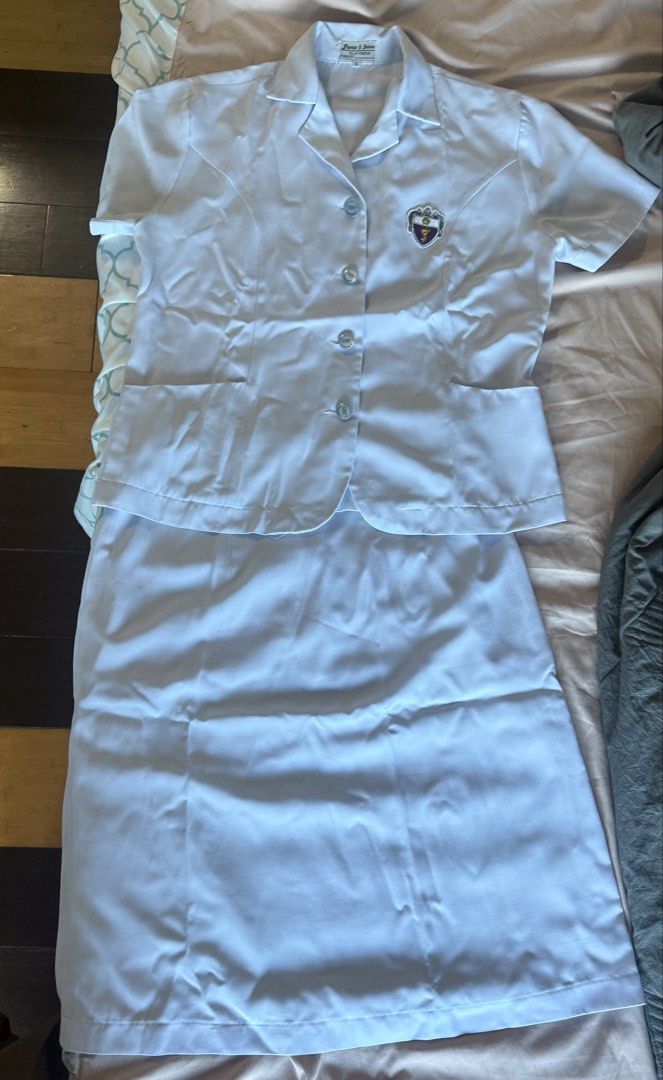 UST FACULTY OF PHARMACY TYPE A UNIFORM (Category: Sets or Coordinates) located in Manila. Submitted by hannahleighh (Listing ID 1468659876, Image 2). Description: UST FOP TYPE A UNIFORM (FEMALE) - 2 Sets - Well used - pristine condition (9/10) - for MEDTECH, PHARMA (1st & 2nd Year), Biochem (1-4Year) RFS: 4th year pharma student 💵MOP: GCASH, MARIBANK 🚛SHIPPING: • MONDAY - THURSDAY (Same Day Delivery) • FRIDAY - SATURDAY (Can do meetup: UST AREA