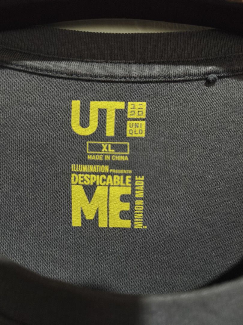 UT Minion Graphic Tee Brown Gray XL (Category: Tshirts & Polo Shirts ) located in Pasig City. Submitted by althentic.ph (Listing ID 1468529259, Image 3). Description: 130 + J&T Shipping Fee Original Minions UT Graphic Tee Gray brown Size XL on tag Actual Measurements: Width - 22 3/4" Length - 30" Good Thrifted Condition 8/10 ✔Tags are available upon request, can be sent thru PM ✔fix price ✔payment first policy thru gcash/bpi online/palawan expres