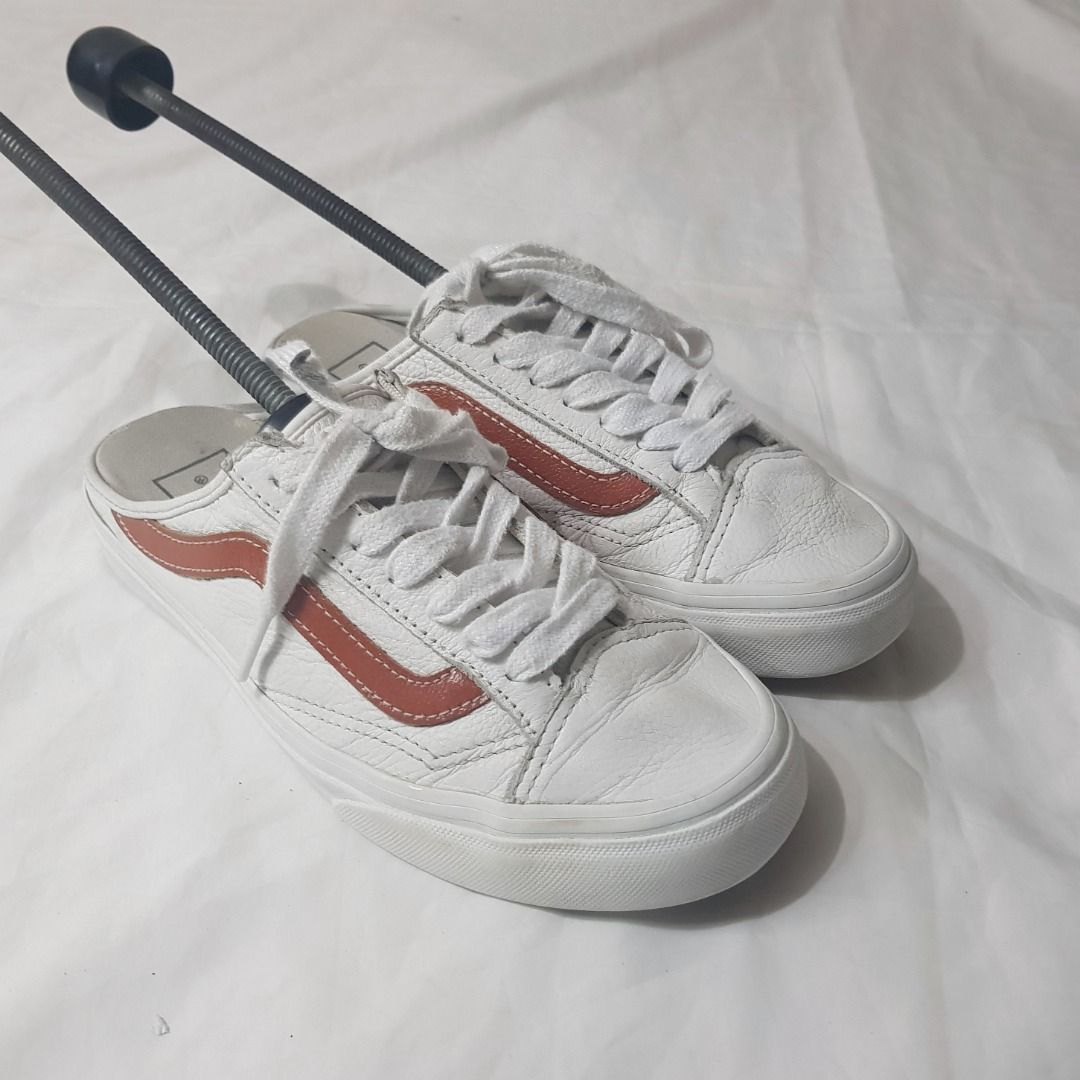 Vans style 36 mule (Category: Slippers and slides) located in Cebu City. Submitted by dwightmendozasr (Listing ID 1468649065, Image 3). Description: Vans style 36 mule Size 6.0 women , 36.0 euro -Soles intact as per last checking 7/02/26 ~minor signs of usage which are normal for preloved items Php 300.00 + shipping fee Code: SHOES0117.