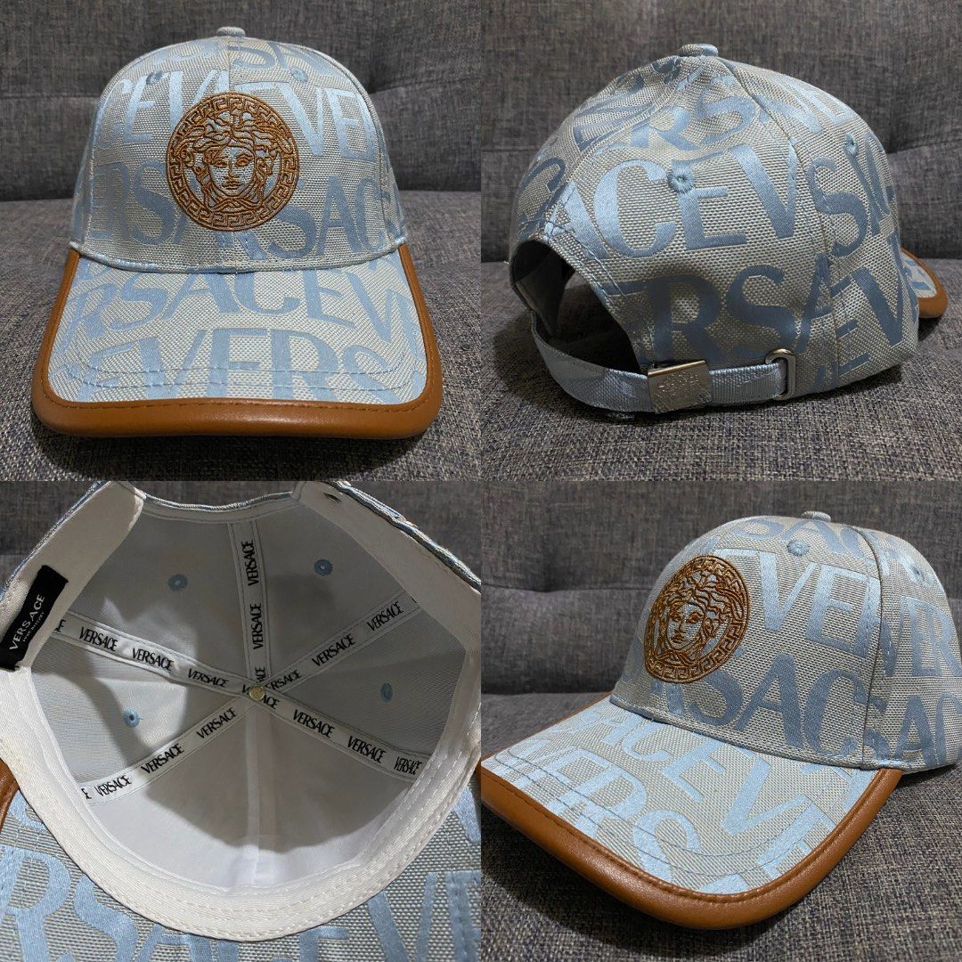 Versace Hat in cotton blend with jacquard (Category: Hats & Beanies) located in Antipolo. Submitted by JPtrendshop (Listing ID 1468503351, Image 1). Description: .
