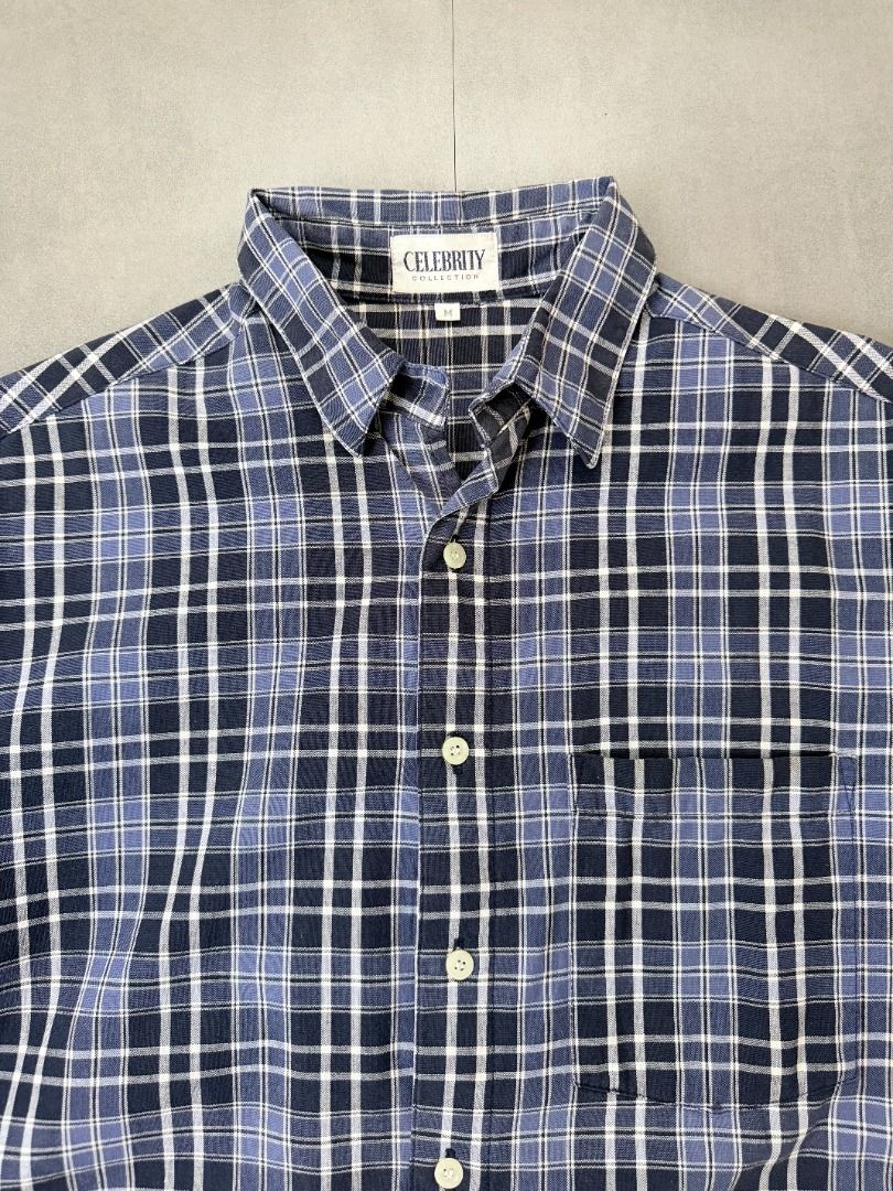 Vintage 00s Plaid polo (Category: Tshirts & Polo Shirts ) located in Cabanatuan. Submitted by argarments.ph (Listing ID 1468519457, Image 2). Description: Tagged: Medium on tag, fits large Width 22" | Length 30" Condition: Great condition Issue(s): -.