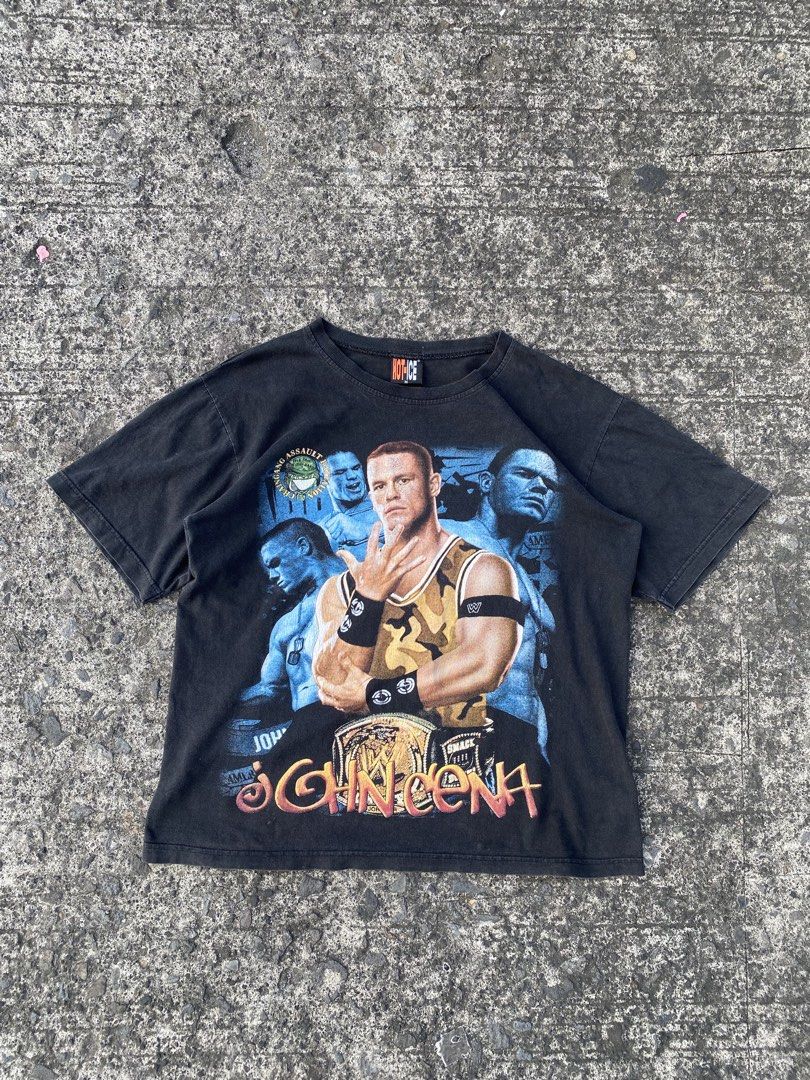 Vintage boot John Cena WWE AOP (Category: Activewear) located in Lipa City. Submitted by local-drip-source (Listing ID 1468706971, Image 1). Description: 2k asking 1k current offer 22x26dimes.