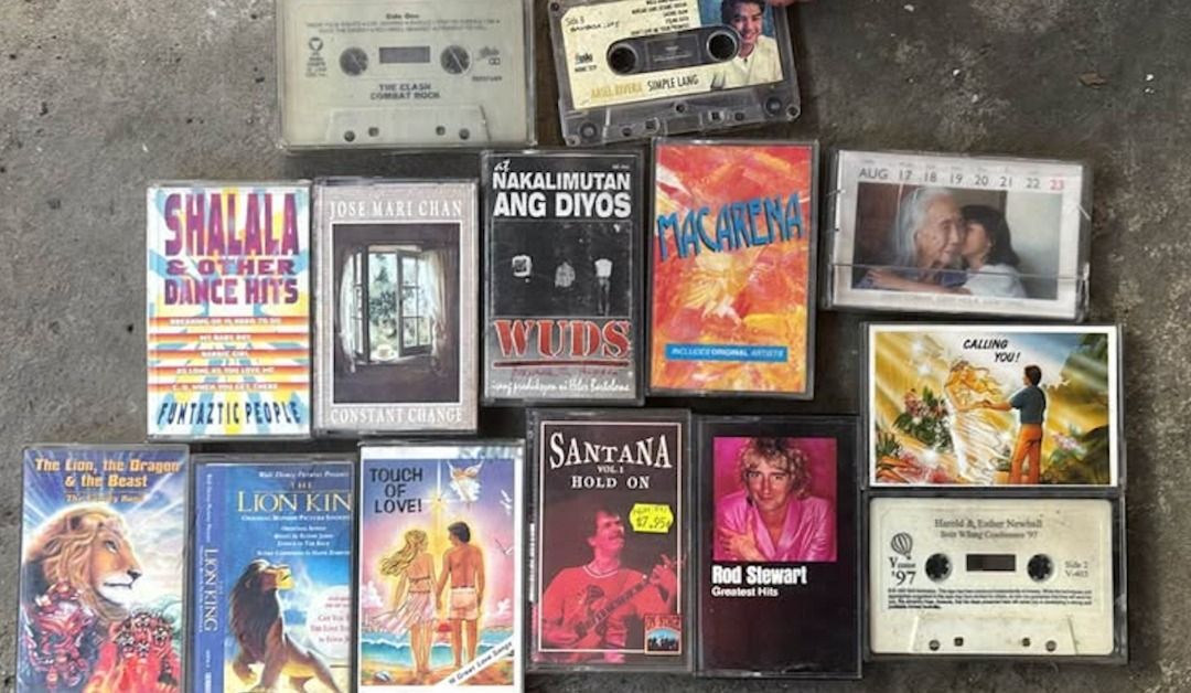 Vintage Cassette Tapes (Category: Vintage Collectibles) located in Caloocan City. Submitted by boldcrystal.64c51d (Listing ID 1468693639, Image 1). Description: Titles: WUDS – At Nakalimutan Ang Diyos (Rare OPM Punk Rock) The Clash – Combat Rock Jose Mari Chan – Constant Change Santana – Hold On Vol. 2 Rod Stewart – Greatest Hits Walt Disney’s The Lion King – Original Motion Picture Soundtrack The Lion, the Dragon & the Beast (Audiobook/Radio Dra