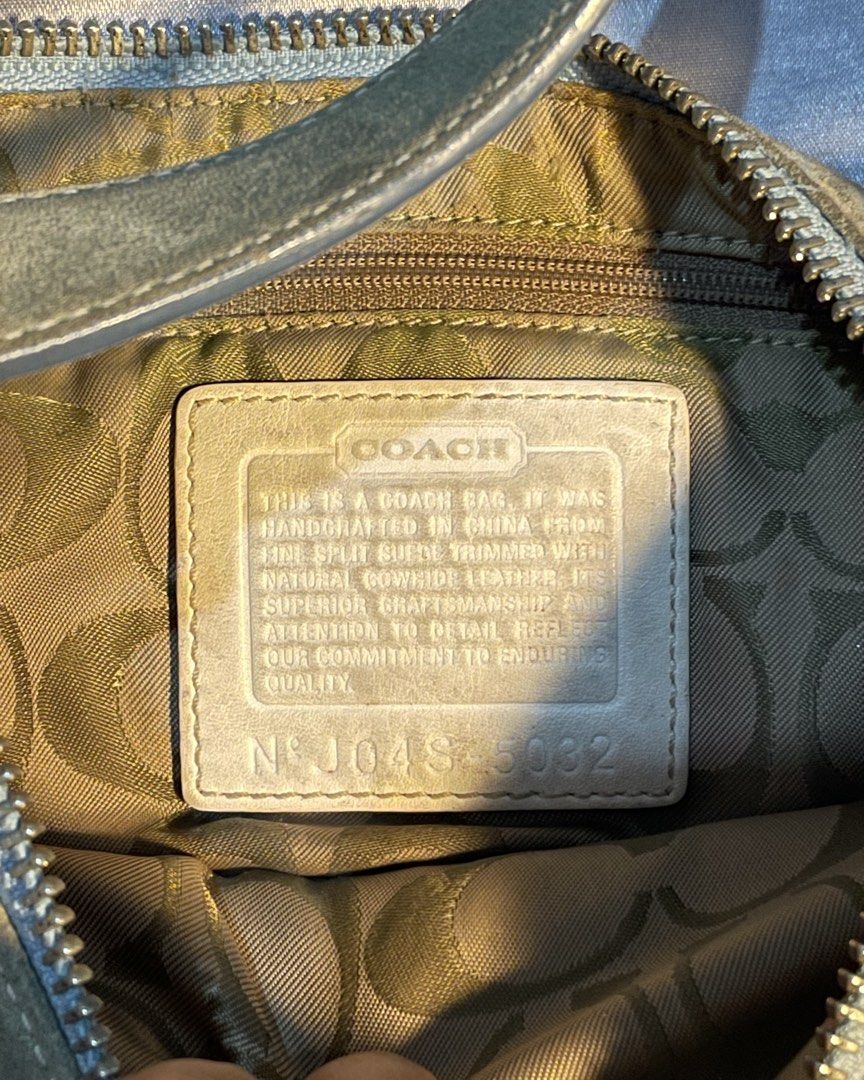 Sale!! Vintage Coach Baguette 5032 Suede (Category: Luxury Bags & Wallets) located in Mandaluyong City. Submitted by summersamnl (Listing ID 1468681959, Image 2). Description: .
