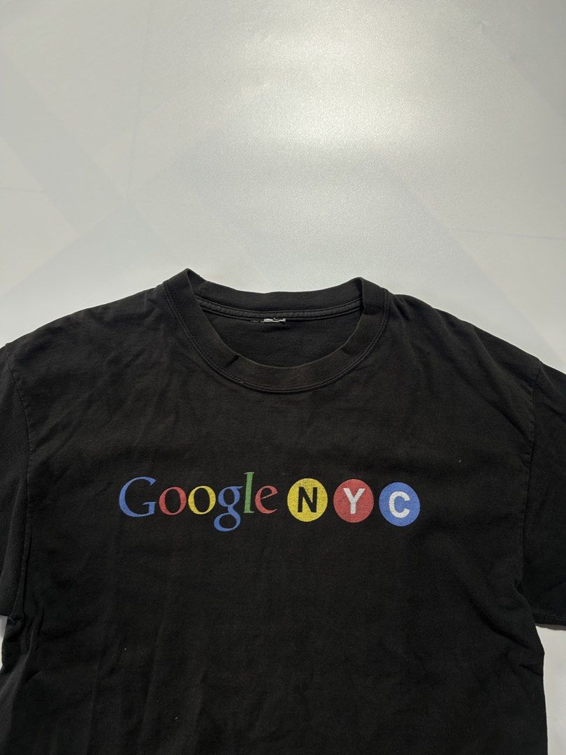 Vintage Google NYC Shirt (Category: Tshirts & Polo Shirts ) located in Calamba. Submitted by twstwrld (Listing ID 1468603081, Image 2). Description: Vintage Google NYC Shirt Cut tags size Medium-Large 21x25 boxy fit.