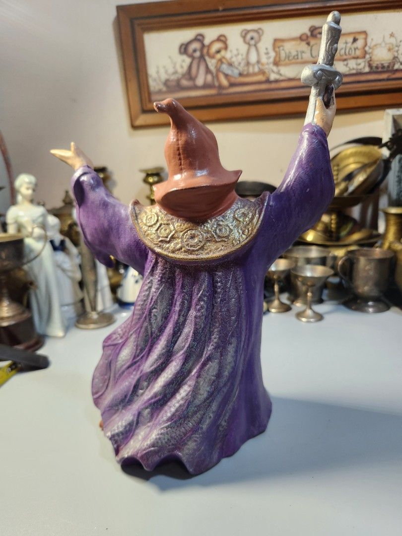 VINTAGE HAND-PAINTED CERAMIC WIZARD FIGURINE WITH SWORD & GLOBE (Category: Other Home Decor) located in Baguio. Submitted by tindahanbagtown2600 (Listing ID 1468612913, Image 3). Description: 7UK Surplus | Japan Surplus Container Items Location: Baguio City, Benguet 2600 Dropping | Meet-Up | Shipping Nationwide.