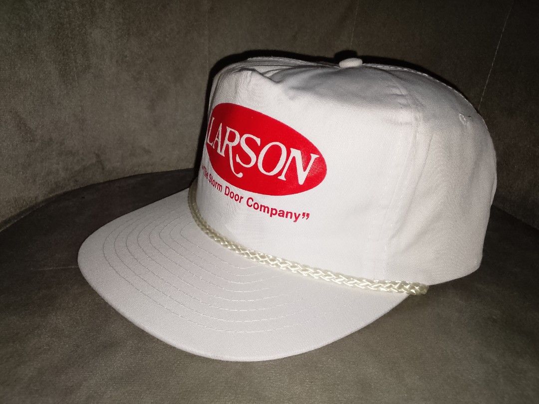 Vintage Larson Rope Hat By Nissin Cap (Category: Caps & Hats) located in Binangonan. Submitted by yuristalin888 (Listing ID 1468666128, Image 2). Description: Elevate your style with the Larson Rope Hat, designed for both comfort and flair. This classic hat features a stylish rope detail that adds a touch of sophistication to any outfit. Made from high-quality materials, it offers durability and a perfect fit, making it ideal for outdoor adventur