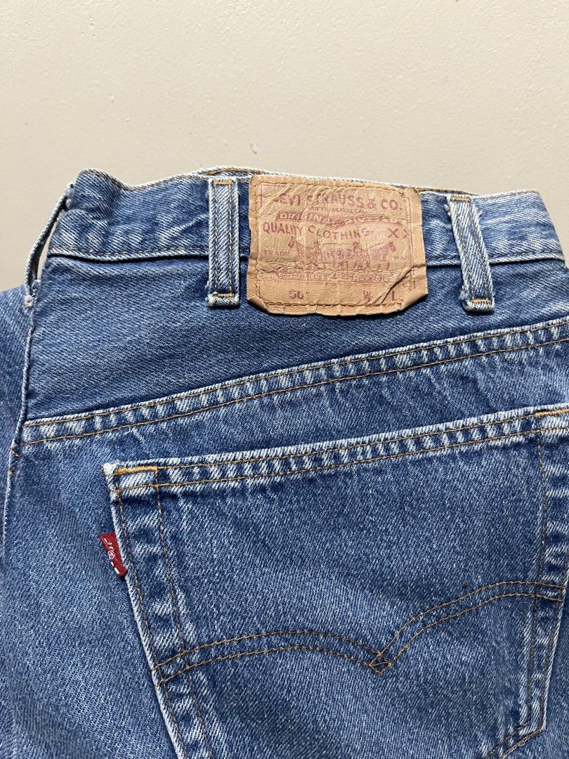 Vintage Levi's 501 red ink (Category: Jeans) located in Manila. Submitted by an0_na (Listing ID 1468571607, Image 1). Description: - Brand: Levi's 501 vintage red ink - Wash: Medium blue .