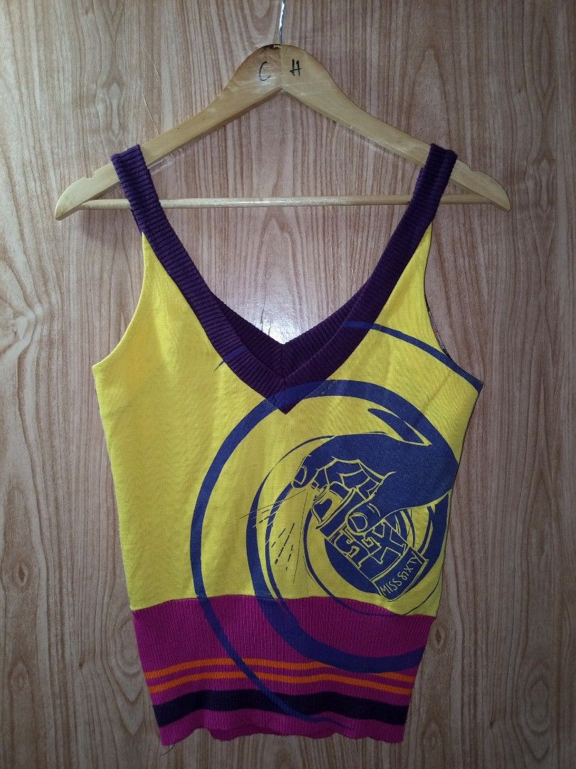 vintage miss sixty tops (Category: Others Tops) located in Siquijor. Submitted by jallthi4_12345 (Listing ID 1468647169, Image 1). Description: size Small excellent condition MOP-gcash JNT EXPRESS courier.