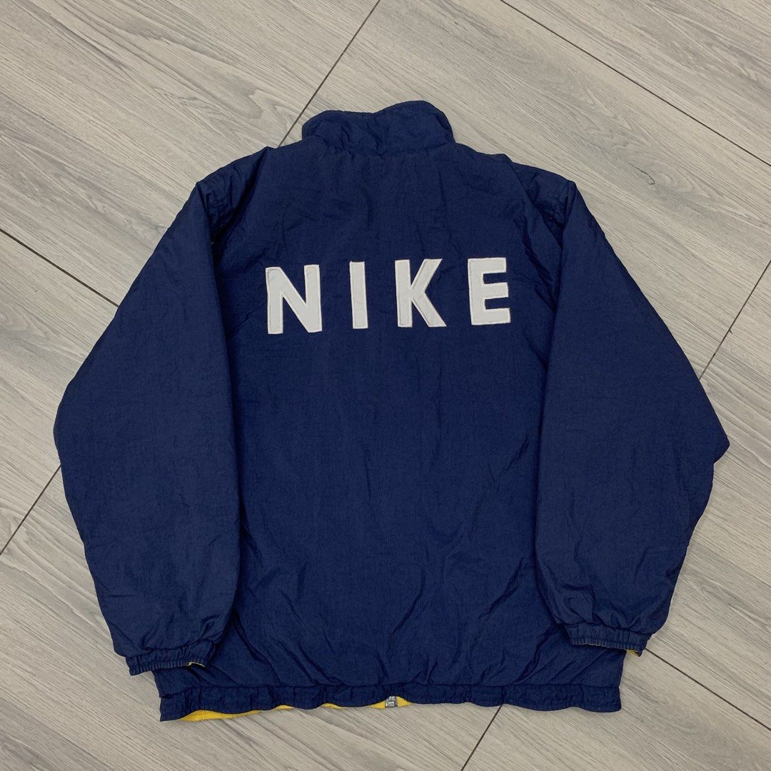 Vintage Nike Reversible Puffer Jacket (Category: Coats, Jackets and Outerwear) located in Manila. Submitted by arxxxm (Listing ID 1468682361, Image 3). Description: Vintage Nike Reversible Puffer Jacket 23" width 27" length Excellent condition reversible puffer jacket 2000 + sf 📥.
