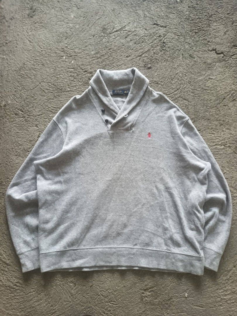 VINTAGE POLO RALPH LAUREN (Category: Coats, Jackets and Outerwear) located in San Pedro. Submitted by good-finds (Listing ID 1468527713, Image 1). Description: VINTAGE POLO RALPH LAUREN SHAWL COLLAR KNITTED SWEATER CARDIGAN XXL ON TAG NO FLAWS.