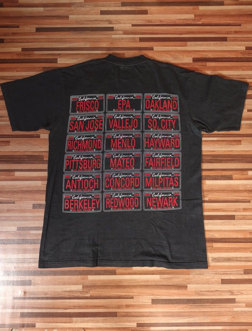 Vintage Pro USA (Category: Tshirts & Polo Shirts ) located in Pasay City. Submitted by menard_jacob (Listing ID 1468581557, Image 2). Description: Vintage Pro USA (Bay Area California) •Size xl tall on tag 23x32 •No issue •Mop: Gcash •Mod: Jnt ₱749 Shipped 📩📩📩.