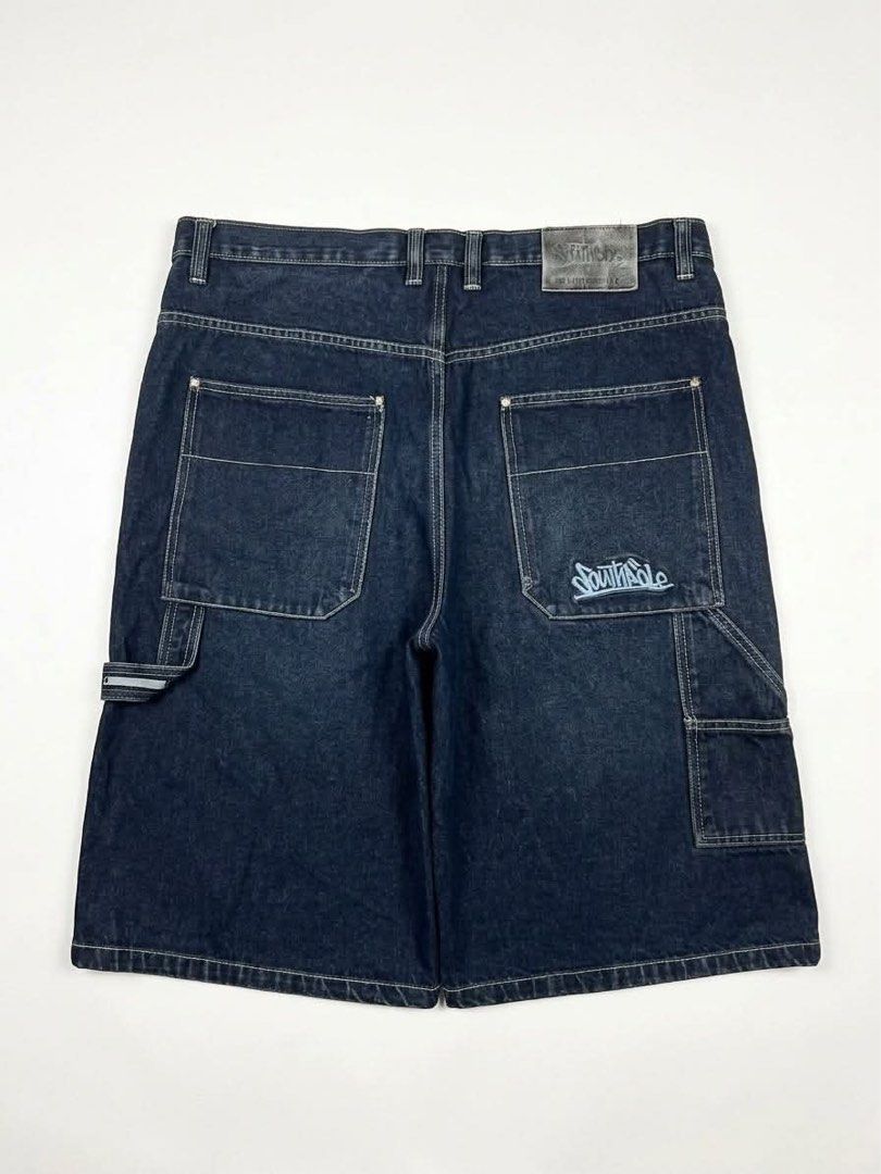 VINTAGE SOUTPOLE CARPENTER JORTS (Category: Shorts) located in Manila. Submitted by randomloots2 (Listing ID 1468593218, Image 1). Description: - Brand: Southpole - Size: Waist 40 -NO ISSUE -EXCELLENT CONDITION NEGO DROP OFFER.