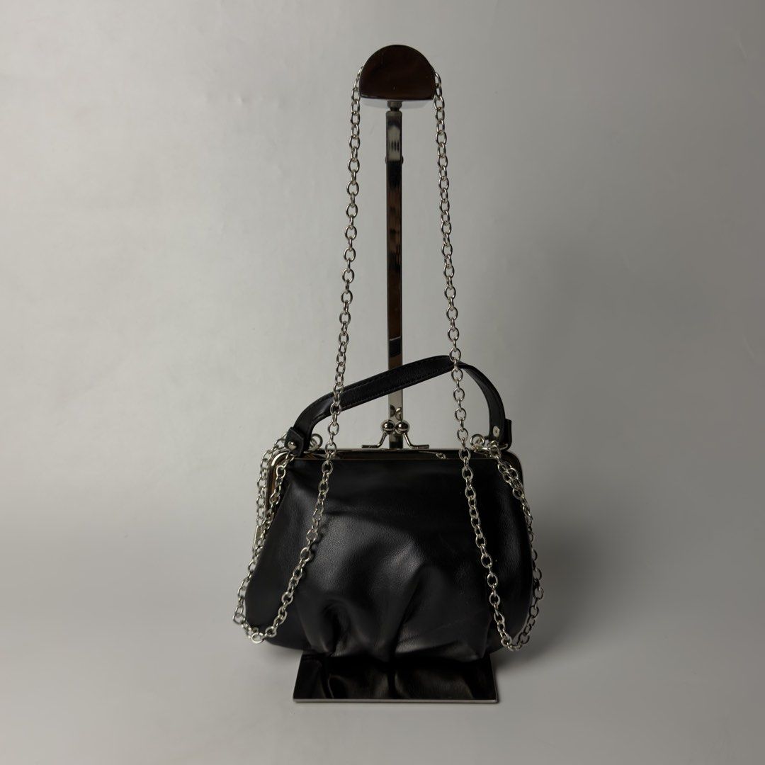 Vivienne Westwood Granny Frame Bag (Category: Purses & Pouches) located in Manila. Submitted by streetsavvy (Listing ID 1468588510, Image 3). Description: Vivienne Westwood Granny Frame Bag Width: 7” Height: 6” Depth: 2” Strap Drop: 4” Sling Drop: 20” Measured in Inches Condition: Excellent condition No flaw Made in Italy Silver Hardware .